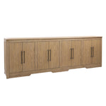 Featuring Delacruz Sideboard by Dovetail at Amethyst Home. A lovely sideboard for your living or dining spaces.
106"w x 19"d x 36"hMaterial : Rubber Wood and Oak Veneer. Amethyst Home provides interior design, new home construction design consulting, vintage area rugs, and lighting in the Austin metro area.