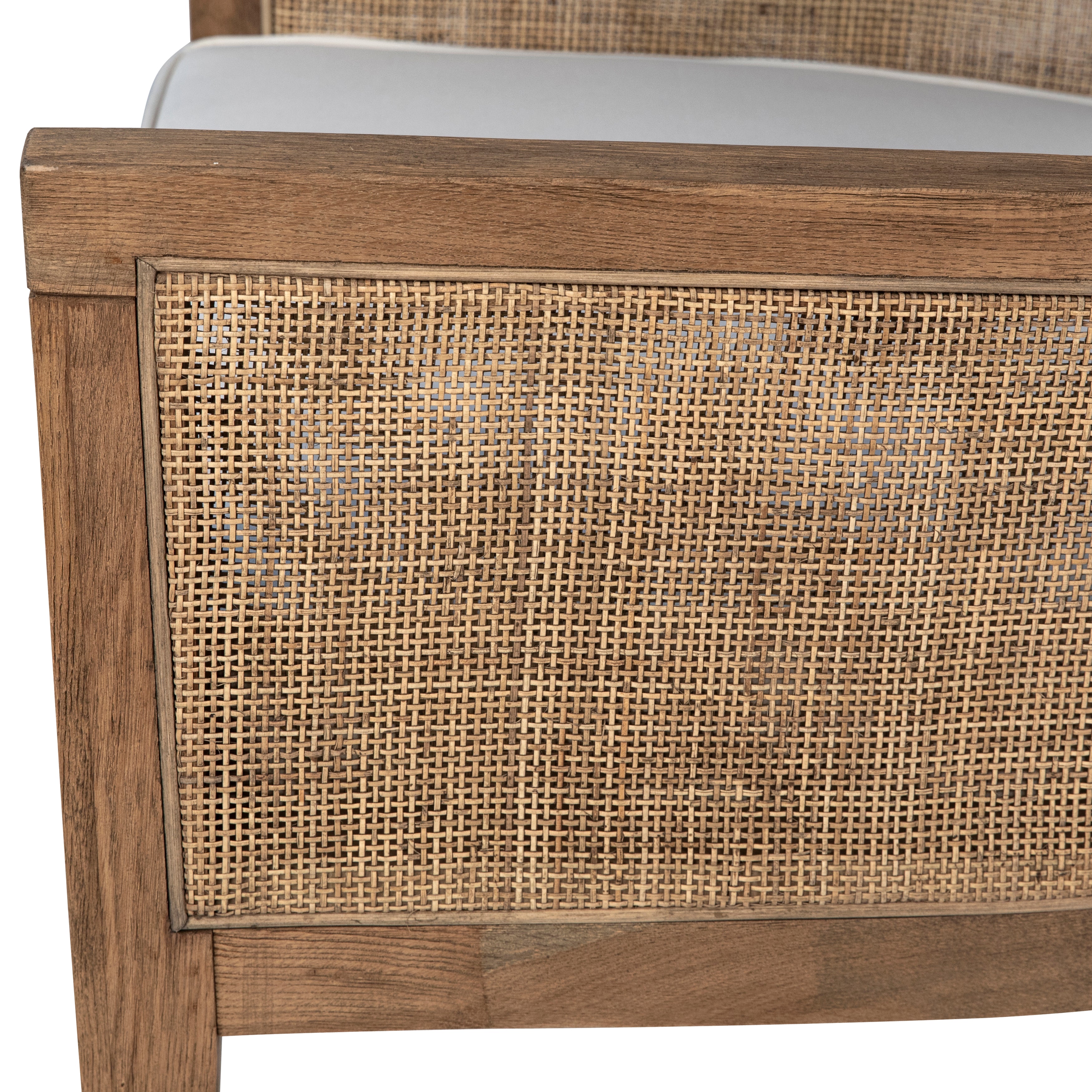 Featuring Lily Occasional Chair by Dovetail at Amethyst Home. A natural and textured chair for your living space.
28"w x 31"d x 29"hMaterial : Oak Wood Frame with Rattan and Cotton Blend UpholsteryWeight : 33 lbs. Amethyst Home provides interior design, new home construction design consulting, vintage area rugs, and lighting in the Washington metro area.