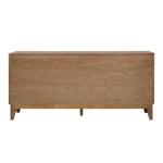 Featuring Margaux Sideboard by Dovetail at Amethyst Home. Introducing the Margaux Sideboard - the epitome of elegant storage. Its warm wooden curves add a touch of sophistication to any space, while the ample storage is perfect for keeping all your belongings organized. 
71"w x 17"d x 33"hMaterial : Rubber Wood and Oak Veneer. Amethyst Home provides interior design, new home construction design consulting, vintage area rugs, and lighting in the Calabasas metro area.