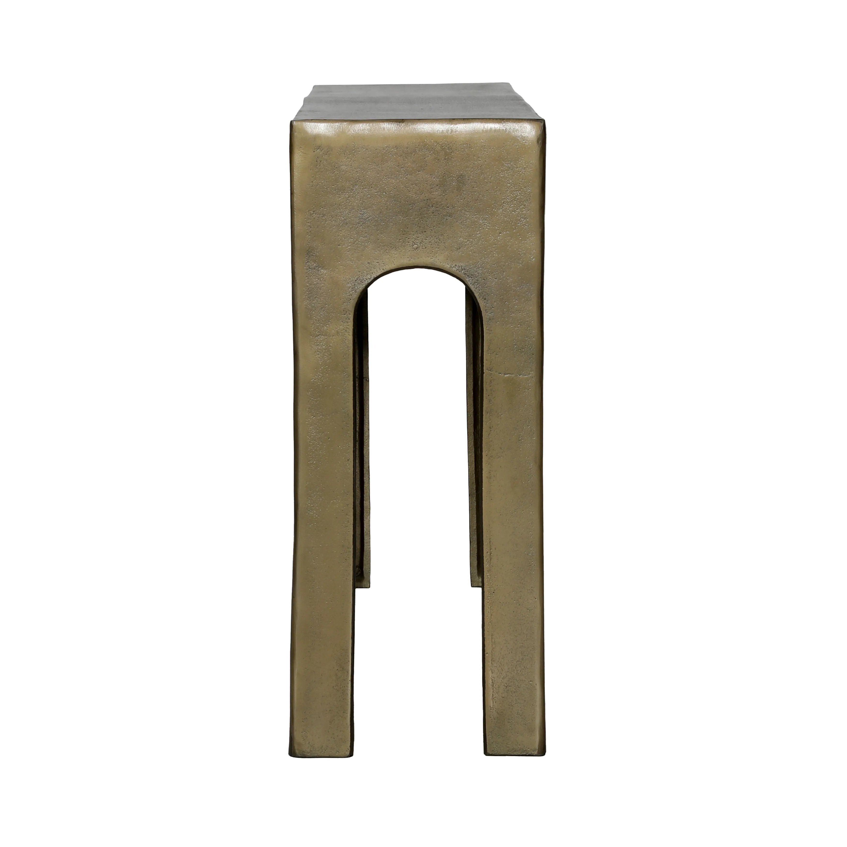 Featuring Morris Console Table by Dovetail at Amethyst Home. Introducing the Morris Console Table - the perfect addition to any living space. With its sleek design and versatile use, this console table brings both style and functionality to your home. Use it as a display for décor, a storage solution, or a statement piece. Elevate your space with the Morri. Amethyst Home provides interior design, new home construction design consulting, vintage area rugs, and lighting in the Scottsdale metro area.