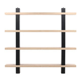 Featuring Price Sungkai Wood Bookcase by Dovetail at Amethyst Home. This Sungkai Wood bookcase provides modern, architectural storage for your books and decor. Perfect for the modern, design-forward home.
Overall Dimensions: 15.5 in W x 88.5 in L x 82 in H
Finish : Black and Natural WashMaterial : Sungkai Wood and Oak VeneerWeight : 281 lbs. Amethyst Home provides interior design, new home construction design consulting, vintage area rugs, and lighting in the Salt Lake City metro area.