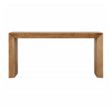 Featuring Sonya Console Table by Dovetail at Amethyst Home. Indulge in a touch of nature with our Sonya Console Table. Crafted from reclaimed materials, its minimalist design adds a dash of naturalism to any space. 
65"w x 16"d x 32"hMaterial : Solid Reclaimed Pine WoodWeight : 72.5 lbs. Amethyst Home provides interior design, new home construction design consulting, vintage area rugs, and lighting in the Park City metro area.