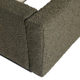 Featuring Tobias Sage Bed by Dovetail at Amethyst Home. Create the perfect relaxation space with the cozy Tobias Sage Bed. Featuring a soft and inviting design, this bed will have you sleeping soundly all night. Enjoy restful sleep and ultimate comfort with this stylish bed.
Depth : 90.5 inFinish : Sage BoucleHeight : 40 inMaterial : Boucle Upholstery and Birch. Amethyst Home provides interior design, new home construction design consulting, vintage area rugs, and lighting in the Tampa metro area.