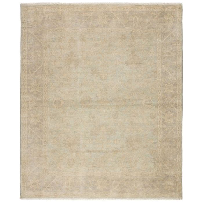 Featuring Eloquent Verity Hand-Knotted Rug by Jaipur Living at Amethyst Home. The Eloquent Verity rug emanates traditional elegance, lending a soft and serene look to transitional homes. The Verity area rug features a faded Oushak design in muted gray and taupe tones. This hand-knotted wool rug grounds living spaces with a classic, earthy look.
Hand Knotted.  Amethyst Home provides interior design, new home construction design consulting, vintage area rugs, and lighting in the Portland metro area.