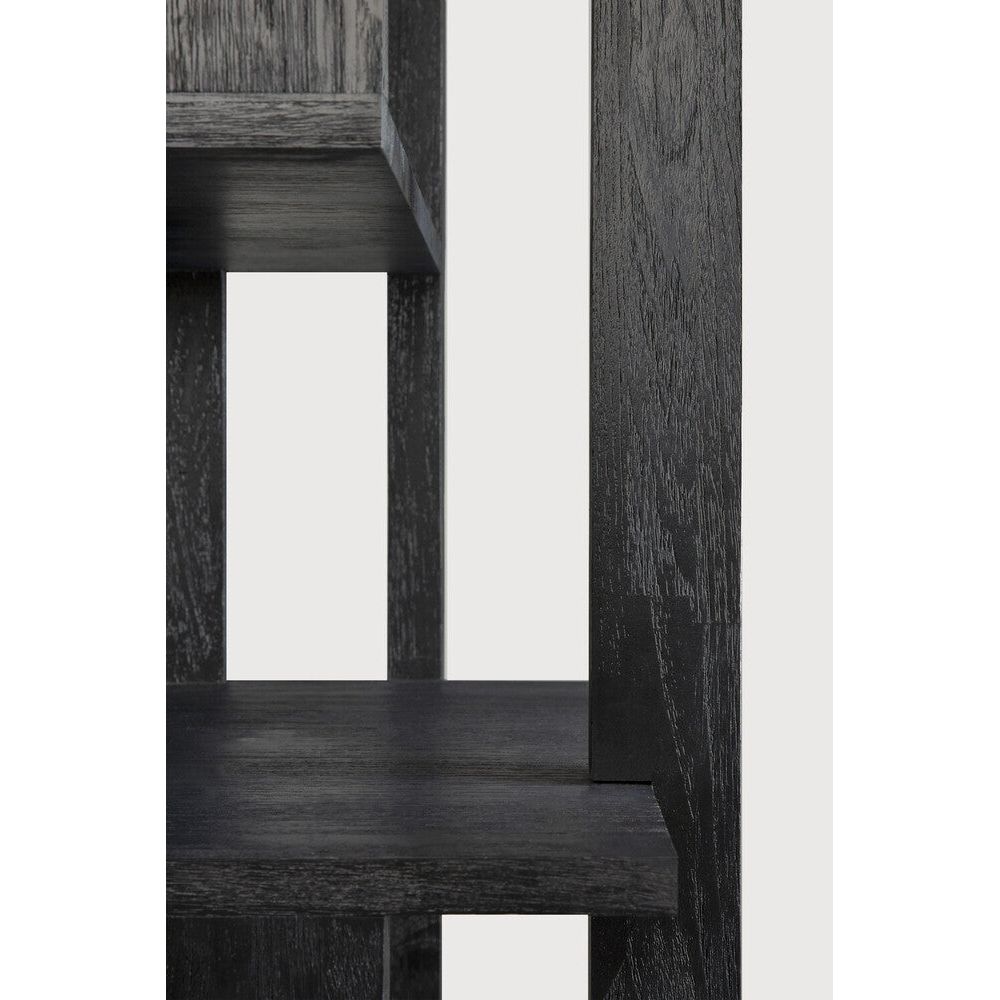 Featuring Abstract Column Teak black by Ethnicraft at Amethyst Home. Bringing life to the lost corner. Inspired by the Dutch architectural movement de Stijl, the Abstract column is not only centered around style, but also purpose. With its contemporary black finish discover new proportions and interest from every angle.
Dimensions: 21.5"d x 19.5"w x 80". Amethyst Home provides interior design, new home construction design consulting, vintage area rugs, and lighting in the Newport Beach metro area.