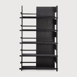 Featuring Abstract Rack by Ethnicraft at Amethyst Home. Inspired by the Dutch architectural movement de Stijl, the Abstract rack is not only centered around style, but also purpose. With its contemporary black finish discover new proportions and interest from every angle.
Dimensions: 14"d x 48.5"w x 83"h
Anti-tipping mechanism : YesBrushed : This finishing. Amethyst Home provides interior design, new home construction design consulting, vintage area rugs, and lighting in the Des Moines metro area.