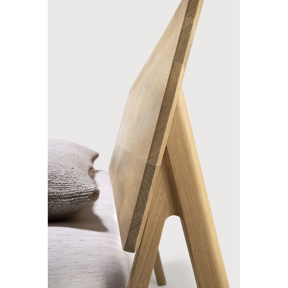 Featuring Air Bed Oak by Ethnicraft at Amethyst Home. The name 'Air Bed' says it all: the idea was to add softness, roundness and overall lightness to the usual concept of a bed. Ethnicraft’s Air bed in solid oak manages to look sturdy yet light at the same time.
King Dimensions: 93"d x 84"w x 38"h
Queen Dimensions: 93"d x 68.5"w x 38"h
Bed slats included. Amethyst Home provides interior design, new home construction design consulting, vintage area rugs, and lighting in the Los Angeles metro area.