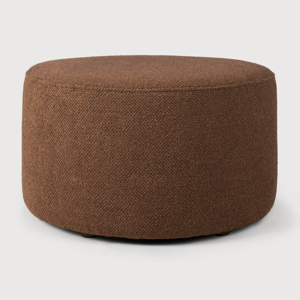 Featuring Barrow Pouf Copper by Ethnicraft at Amethyst Home. The Barrow Pouf is a cosy complement to any living space. Made with Italian fabrics in a range of hues, the Barrow pouf creates a relaxed atmosphere while doubling as additional seating for an indoor gathering. This easy-to-style item was designed by Jacques Deneef.
Dimensions: 24"d x 24"w x 14"h. Amethyst Home provides interior design, new home construction design consulting, vintage area rugs, and lighting in the Washington metro area.