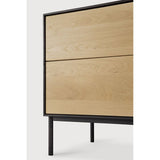 Featuring Blackbird TV Cupboard Oak by Ethnicraft at Amethyst Home. For our Blackbird collection, designer Alain van Havre brings together opposing elements, combining soft round legs and eye-catching graphic lines into light and airy designs.
Dimensions: 18"d x 71"w x 24.5"h
Anti-tipping mechanism : YesBrushed : This finishing gives our furniture more depth. T. Amethyst Home provides interior design, new home construction design consulting, vintage area rugs, and lighting in the Tampa metro area.