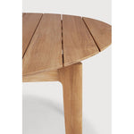 Featuring Bok Outdoor Dining Table Teak by Ethnicraft at Amethyst Home. Reminiscent of a goat's curved horns, the Bok collection combines sculptural elegance and contemporary crafting into a graceful and airy form. Just like its matching chair, the Bok dining table is another signature design. Its airy shape yet rock-solid construction make this piece a timeles. Amethyst Home provides interior design, new home construction design consulting, vintage area rugs, and lighting in the Miami metro area.