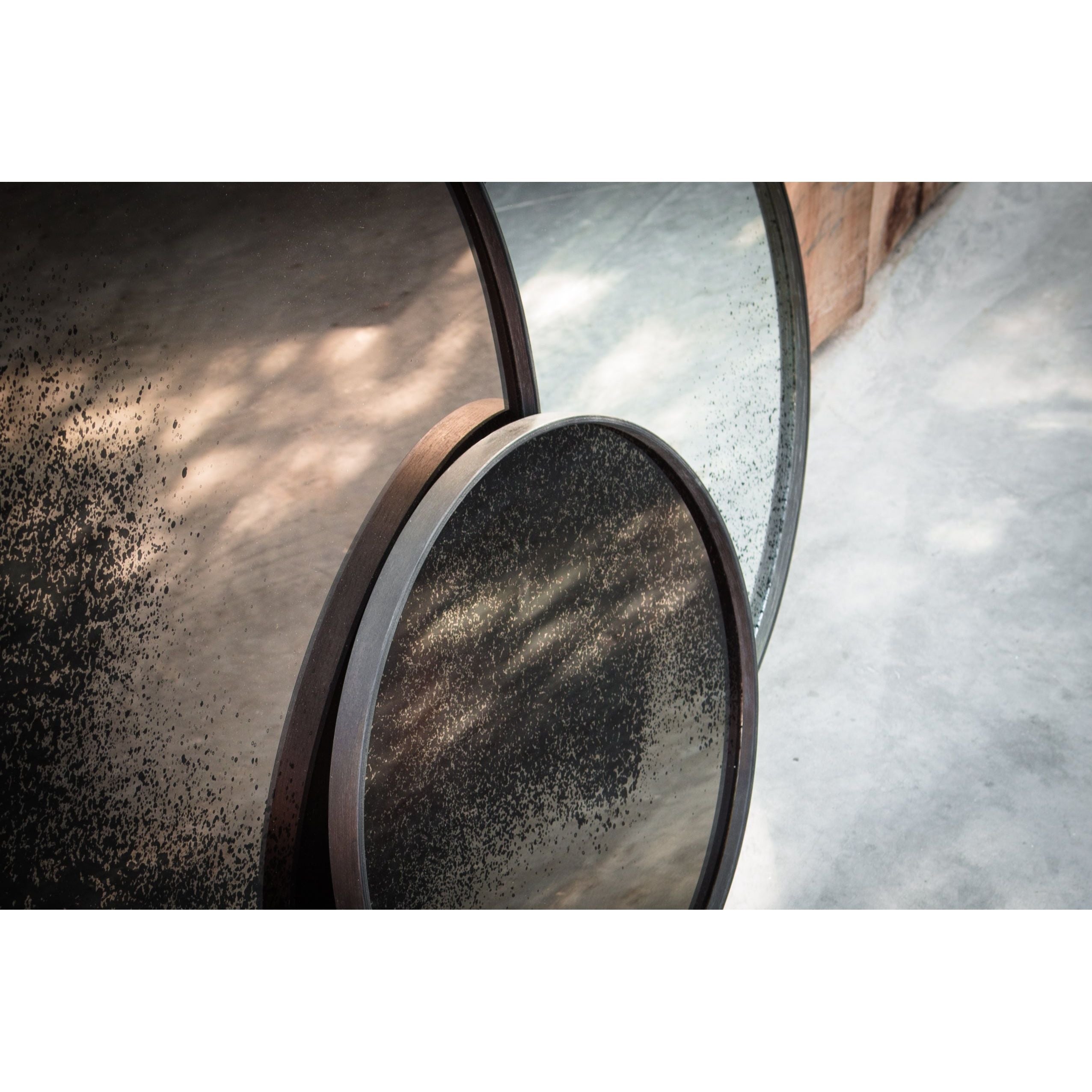 Featuring Bronze Mirror Tray by Ethnicraft at Amethyst Home. A subdued color palette meets captivating motifs inspired by nature and travel. This bronze mirror tray experiments with the balance between rich patterns offset with muted tones, revealing the beauty behind the deceivingly ordinary subjects from which inspiration is drawn. In doing so, this collection captures the essence of time. Amethyst Home provides interior design services, furniture, rugs, and lighting in the Calabasas metro area.