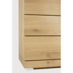 Featuring Burger Dresser Oak by Ethnicraft at Amethyst Home. Cascading natural wood patterns, a robust construction and ample storage space are the highlights of the Burger chest of drawers.
Dimentions: 20"d x 39.5"w x 35.5"h
Anti-tipping mechanism : YesFinish : OiledMain Material : OakSolid wood : Yes. Amethyst Home provides interior design, new home construction design consulting, vintage area rugs, and lighting in the Laguna Beach metro area.