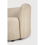 Featuring Ellipse Oatmeal 3 Seater Sofa by Ethnicraft at Amethyst Home. The natural fabric is woven exclusively for Ethnicraft in Belgium. Its coating repels stains, preventing small accidents of life. Available in “oatmeal”, these sophisticated yet simple colors will fit perfectly an urban apartment as well as a country house. To complete the look, mix it with our cushion and throw collect. Amethyst Home provides interior design services, furniture, rugs, and lighting in the Calabasas metro area.