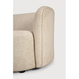 Featuring Ellipse Oatmeal 3 Seater Sofa by Ethnicraft at Amethyst Home. The natural fabric is woven exclusively for Ethnicraft in Belgium. Its coating repels stains, preventing small accidents of life. Available in “oatmeal”, these sophisticated yet simple colors will fit perfectly an urban apartment as well as a country house. To complete the look, mix it with our cushion and throw collect. Amethyst Home provides interior design services, furniture, rugs, and lighting in the Calabasas metro area.