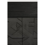 Featuring Graphic Sideboard Teak Black by Ethnicraft at Amethyst Home. In his quest to add movement to the surface, designer Alain van Havre started layering and combining triangular shapes. Before he knew it he had created a visually enticing composition out of teak and the Graphic design was born. By using multiple layers, a sense of depth and dynamism is cre. Amethyst Home provides interior design, new home construction design consulting, vintage area rugs, and lighting in the Tampa metro area.