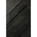 Featuring Graphic Sideboard Teak Black by Ethnicraft at Amethyst Home. In his quest to add movement to the surface, designer Alain van Havre started layering and combining triangular shapes. Before he knew it he had created a visually enticing composition out of teak and the Graphic design was born. By using multiple layers, a sense of depth and dynamism i. Amethyst Home provides interior design, new home construction design consulting, vintage area rugs, and lighting in the Washington metro area.