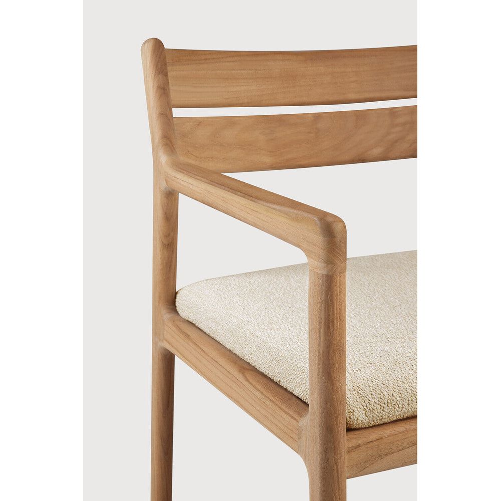 Featuring Jack Outdoor Dining Chair Teak by Ethnicraft at Amethyst Home. Alluring from every angle, luxuriant shapes and curves form the basis of the Jack collection. Featuring upholstery woven in Belgium, the Jack offers clean, classic lines with a modern touch. Every detail has been meticulously crafted to ensure comfort and elegance while enjoying the outdo. Amethyst Home provides interior design, new home construction design consulting, vintage area rugs, and lighting in the Austin metro area.