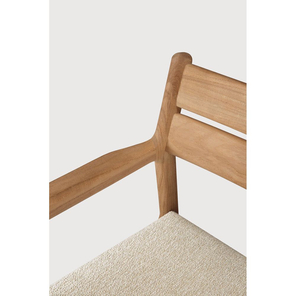 Featuring Jack Outdoor Dining Chair Teak by Ethnicraft at Amethyst Home. Alluring from every angle, luxuriant shapes and curves form the basis of the Jack collection. Featuring upholstery woven in Belgium, the Jack offers clean, classic lines with a modern touch. Every detail has been meticulously crafted to ensure comfort and elegance while enjoying the outd. Amethyst Home provides interior design, new home construction design consulting, vintage area rugs, and lighting in the Houston metro area.