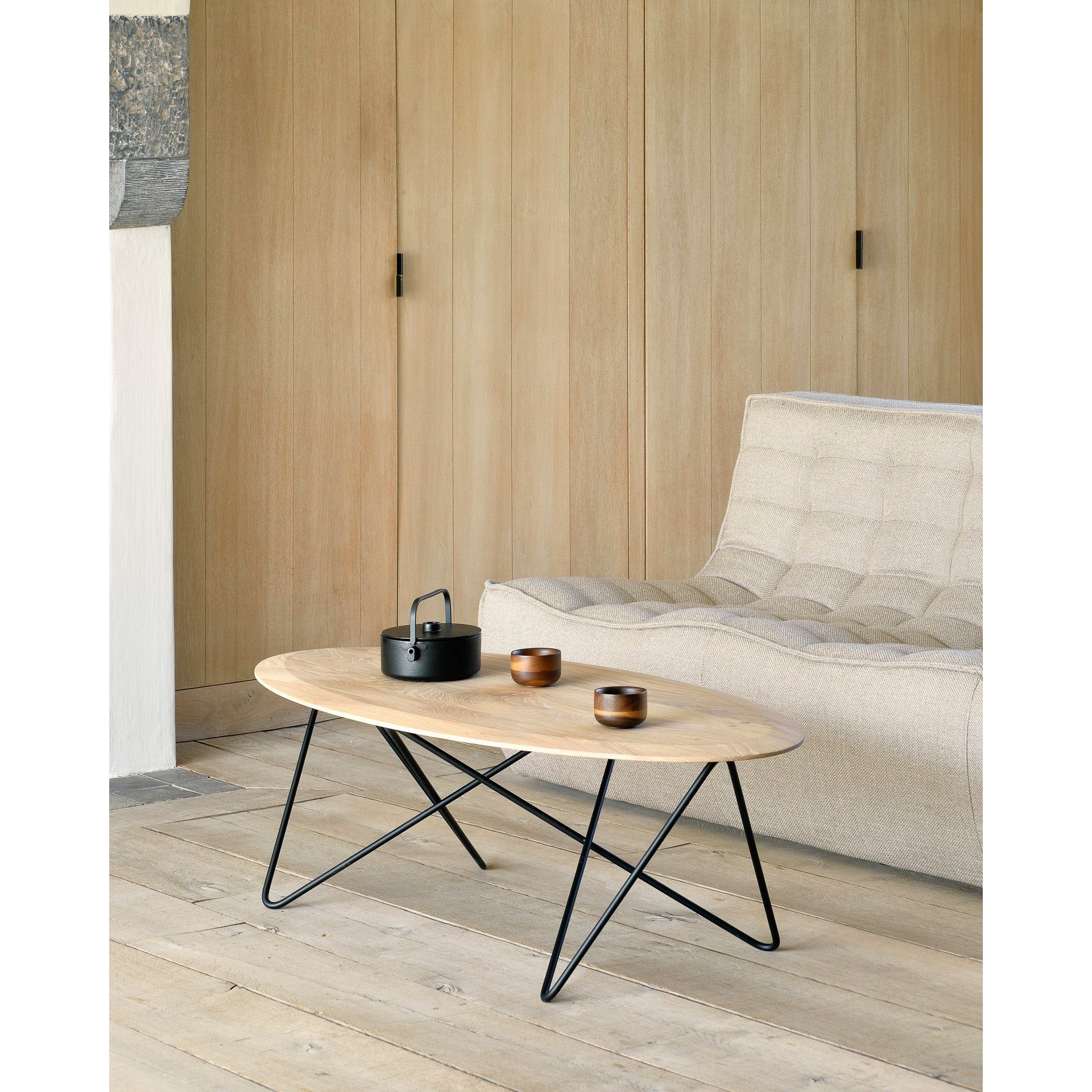 Featuring N701 Beige Modular Sofa Sectional by Ethnicraft at Amethyst Home. The N701 Beige Sofa is an inviting design that oozes comfort and relaxation. By combining the different pieces and sizes, you have unlimited possibilities when it comes to creating your own unique setting. Designed by Jacques Deneef, it’s available in multiple colors and materials.Size for the 1 seater sofa (WxDxH). Amethyst Home provides interior design services, furniture, rugs, and lighting in the Washington metro area.