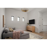 Featuring Nordic Dresser by Ethnicraft at Amethyst Home. Our Nordic Dresser combines refined design with the purity of solid wood. The bevelled edges gives this solid oak furniture an extra edge, we would say. This chest of drawers is made from solid oak and features three drawers.
Size: 51.5'" x 22.5'" x 33"
Material: Oak
Weight: 190 lbs.  Amethyst Home provides interior design, new home construction design consulting, vintage area rugs, and lighting in the Seattle metro area.