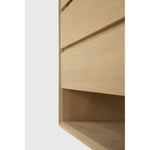 Featuring Nordic Dresser Oak by Ethnicraft at Amethyst Home. Our Nordic collection combines refined design with the purity of solid wood. The bevelled edges gives this solid oak furniture an extra edge, we would say. This chest of drawers is made from solid oak and features three drawers.
Dimentions: 22.5"d x 51.5"w x 33"h
Anti-tipping mechanism : YesFinish : O. Amethyst Home provides interior design, new home construction design consulting, vintage area rugs, and lighting in the Tampa metro area.