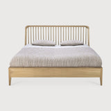 Featuring Oak Spindle Bed by Ethnicraft at Amethyst Home. The Oak Spindle Bed found its inspiration in the traditional spinning wheel and incorporates perfectly aligned spokes into the headboard. Slightly tapered legs and rounded edges add a soft, sensual quality to this beautiful bedroom collection.
For regular dusting use a dry cloth. For cleaning or in case of a spill, use a damp cloth and n. Amethyst Home provides interior design services, furniture, rugs, and lighting in the Omaha metro area.