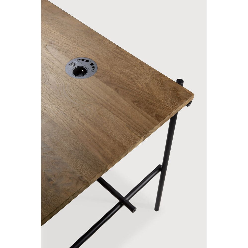 Featuring Oscar Desk Teak by Ethnicraft at Amethyst Home. Bringing form and function to your professional way of life, the Oscar collection ticks the right boxes. While some prefer the minimalist look, others may need more storage. Oscar offers practicality and organization in the most elegant manner.
Dimensions: 28"d x 55.5"w x 30"h
Brushed : NoFinish : V. Amethyst Home provides interior design, new home construction design consulting, vintage area rugs, and lighting in the Des Moines metro area.