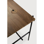 Featuring Oscar Desk Teak by Ethnicraft at Amethyst Home. Bringing form and function to your professional way of life, the Oscar collection ticks the right boxes. While some prefer the minimalist look, others may need more storage. Oscar offers practicality and organization in the most elegant manner.
Dimensions: 28"d x 55.5"w x 30"h
Brushed : NoFinish : V. Amethyst Home provides interior design, new home construction design consulting, vintage area rugs, and lighting in the Washington metro area.