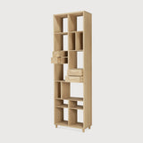 Featuring Pirouette Rack Oak by Ethnicraft at Amethyst Home. Playful yet somber, the 60s-inspired Pirouette bookrack is a functional storage space that doubles as a statement piece.
Dimensions: 12"d x 24"w x 79"h
Anti-tipping mechanism : YesFinish : OiledMain Material : OakSolid wood : Yes. Amethyst Home provides interior design, new home construction design consulting, vintage area rugs, and lighting in the Austin metro area.