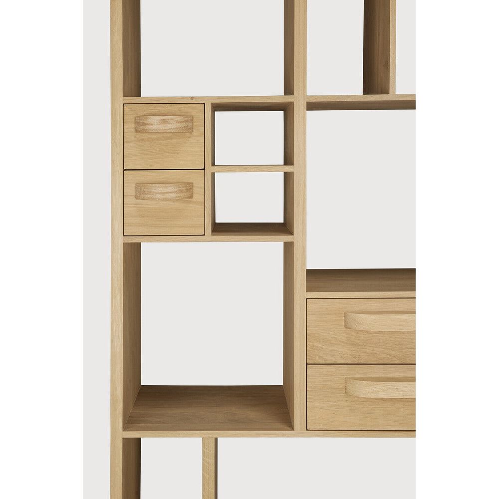 Featuring Pirouette Rack Oak by Ethnicraft at Amethyst Home. Playful yet somber, the 60s-inspired Pirouette bookrack is a functional storage space that doubles as a statement piece.
Dimensions: 12"d x 24"w x 79"h
Anti-tipping mechanism : YesFinish : OiledMain Material : OakSolid wood : Yes. Amethyst Home provides interior design, new home construction design consulting, vintage area rugs, and lighting in the Park City metro area.