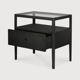 Featuring Spindle Bedside Table Oak Black by Ethnicraft at Amethyst Home. With its one drawer, open space and slightly tapered legs, the Spindle bedside table is the perfect no-nonsense companion for the striking Spindle bed.
Dimensions: 14"d x 22"w x 20.5"h
Anti-tipping mechanism : YesFinish : VarnishedFloor Protector : YesMain Material : OakMax weight : 66 KG. Amethyst Home provides interior design, new home construction design consulting, vintage area rugs, and lighting in the Miami metro area.