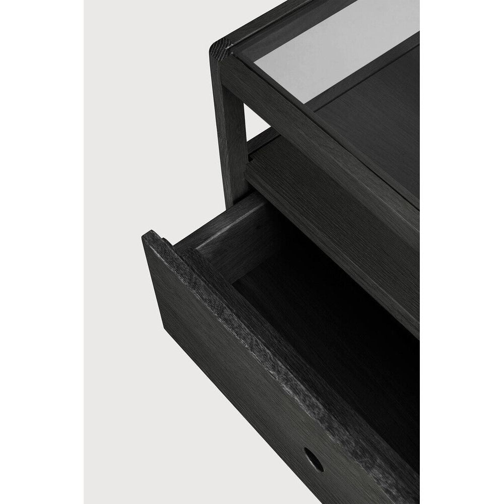 Featuring Spindle Bedside Table Oak Black by Ethnicraft at Amethyst Home. With its one drawer, open space and slightly tapered legs, the Spindle bedside table is the perfect no-nonsense companion for the striking Spindle bed.
Dimensions: 14"d x 22"w x 20.5"h
Anti-tipping mechanism : YesFinish : VarnishedFloor Protector : YesMain Material : OakMax weight. Amethyst Home provides interior design, new home construction design consulting, vintage area rugs, and lighting in the Newport Beach metro area.