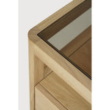 Featuring Spindle Dresser Oak by Ethnicraft at Amethyst Home. The Spindle collection found its inspiration in the traditional spinning wheel. Slightly tapered legs and rounded edges add a soft, sensual quality to this beautiful bedroom collection. This dresser is just as much at home in the bedroom as it is in commercial spaces as a stylish storage solution.
Di. Amethyst Home provides interior design, new home construction design consulting, vintage area rugs, and lighting in the Miami metro area.