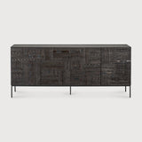 Featuring Tabwa Sideboard Teak Black by Ethnicraft at Amethyst Home. The Tabwa collection offers timeless centerpieces of minimalistic silhouette with a unique and distinct character. Contemporary wooden furniture are transformed into unique pieces of art where each pattern is carefully carved by our artisans. Named after the Tabwa culture from Central Africa,. Amethyst Home provides interior design, new home construction design consulting, vintage area rugs, and lighting in the Boston metro area.