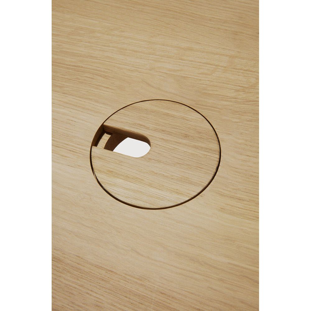 Featuring U Desk Oak by Ethnicraft at Amethyst Home. Solid and dependable, the U desk brings a sturdy simplicity to an office space with a touch of elegance. The simplicity of the design allows for plenty of room to spur creativity and personalization.
Dimensions: 31.5"d x 63"w x 30"h
Brushed : NoFinish : VarnishedFloor Protector : YesMain Material : OakShape. Amethyst Home provides interior design, new home construction design consulting, vintage area rugs, and lighting in the Seattle metro area.