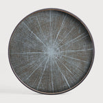 Featuring White Slice Wooden Tray by Ethnicraft at Amethyst Home. A subdued color palette meets captivating motifs inspired by nature and travel. This White Slice wooden tray experiments with the balance between rich patterns offset with muted tones, revealing the beauty behind the deceivingly ordinary subjects from which inspiration is drawn. In doing so, this collection captures the ess. Amethyst Home provides interior design services, furniture, rugs, and lighting in the Kansas City metro area.