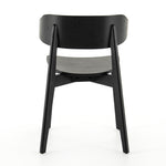 Featuring Franco Black Dining Chair by Four Hands at Amethyst Home. We love the exaggerated winged back of this Franco Black Dining Chair. The jet black finish brings a modern look to this mid-century style. 
Overall Dimensions: 20.50"W x 19.25"L x 30.25"HColors: Black Veneer, BlackMaterials: Ash Veneer, Solid AshWeight: 12.13 lbVolume: 5.83 cu ftSeat Depth: 1.  Amethyst Home provides interior design, new home construction design consulting, vintage area rugs, and lighting in the Miami metro area.