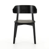 Featuring Franco Black Dining Chair by Four Hands at Amethyst Home. We love the exaggerated winged back of this Franco Black Dining Chair. The jet black finish brings a modern look to this mid-century style. 
Overall Dimensions: 20.50"W x 19.25"L x 30.25"HColors: Black Veneer, BlackMaterials: Ash Veneer, Solid AshWeight: 12.13 lbVolume: 5.83 cu ftSeat Depth: .  Amethyst Home provides interior design, new home construction design consulting, vintage area rugs, and lighting in the Dallas metro area.