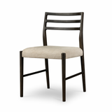 Featuring Glenmore Light Carbon Dining Chair by Four Hands at Amethyst Home. We love the ladderback chair of this Glenmore Light Carbon Dining Chair. The carbon-toned seating blends cotton with linen and elevates the space for any dining room or kitchen area. 
Overall Dimensions: 21.75"W x 22"L x 34"HColors: Light Carbon, Essence NaturalMaterials: Solid Oak, .  Amethyst Home provides interior design, new home construction design consulting, vintage area rugs, and lighting in the Dallas metro area.