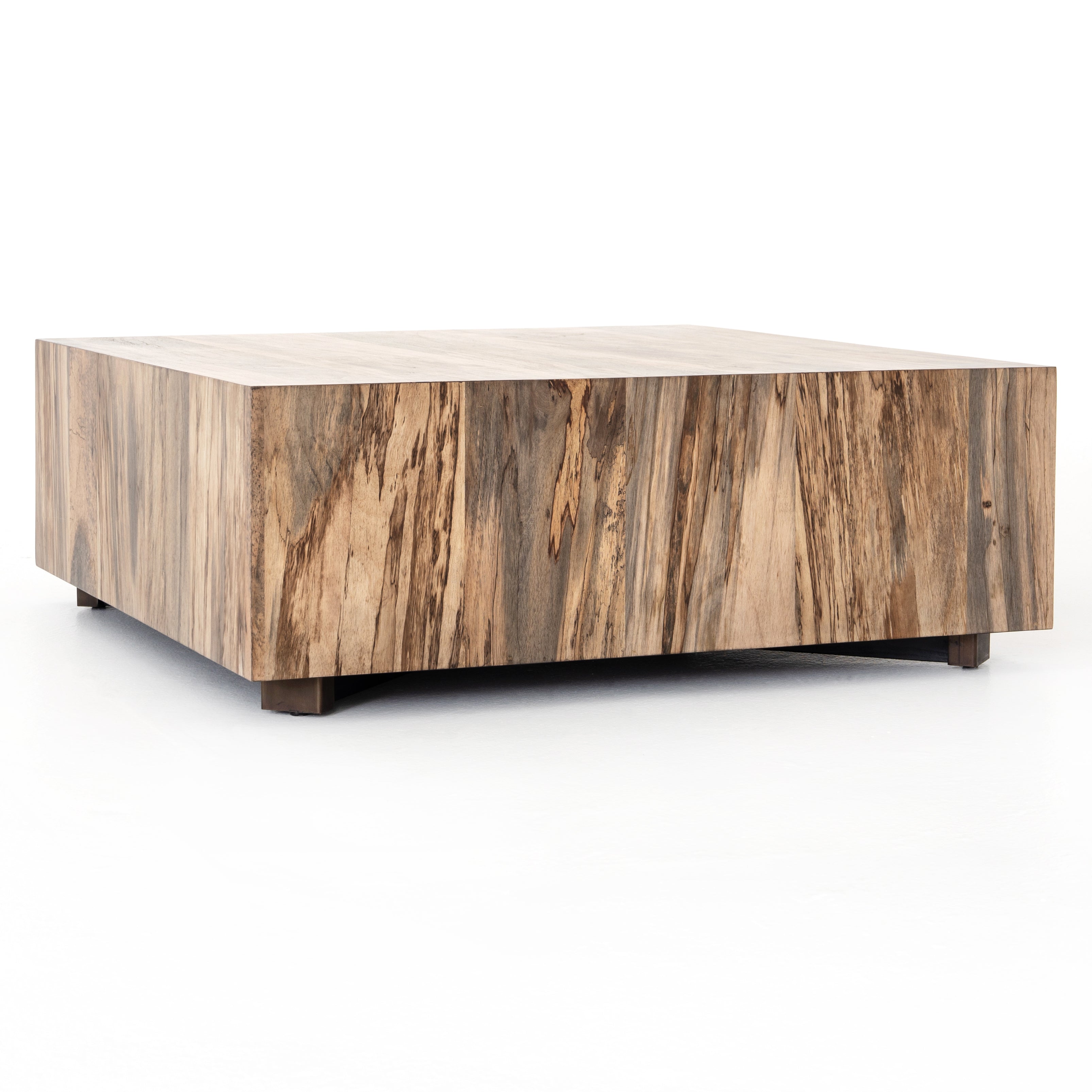 Featuring Hudson Square Coffee Table - Spalted Primavera by Four Hands at Amethyst Home. We are obsessed with the spalted pimavera coloring of this Hudson Spalted Primavera Square Coffee Table. A stunning piece to add to any living room or loung area. Reflective of woods' natural character, a slight color variance is possible.
Overall Dimensions: 40"W x 40"L.  Amethyst Home provides interior design, new home construction design consulting, vintage area rugs, and lighting in the Seattle metro area.