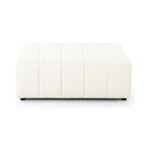 Featuring Langham Fayette Cloud Ottoman by Four Hands at Amethyst Home. Wide vertical channeling offers luxurious, modern Italian styling to this ottoman in a Fayette Cloud covering. Pairs perfectly with the Langham sectional. Performance fabrics are specially created to withstand spills, stains, high traffic and wear, ensuring long-term comfort and unmatch. Amethyst Home provides interior design, new home construction design consulting, vintage area rugs, and lighting in the Nashville metro area.