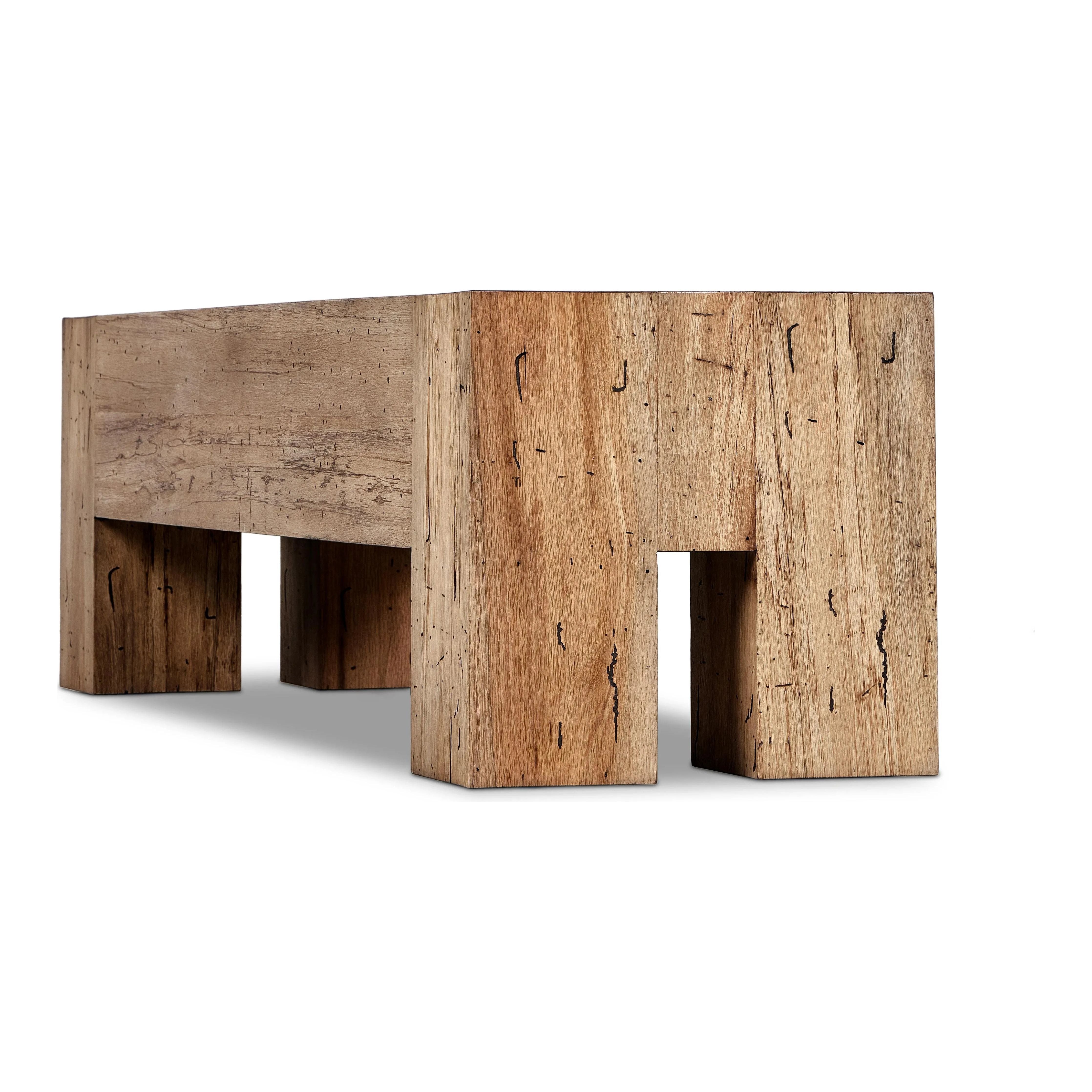 Featuring Abaso Rustic Wormwood Oak Accent Bench by Four Hands at Amethyst Home. Made from thick-cut oak veneer with a rustic finish made to emulate wormwood, featuring clean Parsons lines, chunky squared legs and dovetail joinery detailing.Overall Dimensions: 19.25"W x 70"L x 19"H
Collection: WessonColors: Black Mdf ,Rustic Wormwood OakMaterials: Engi. Amethyst Home provides interior design, new home construction design consulting, vintage area rugs, and lighting in the Salt Lake City metro area.