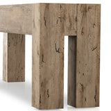 Featuring Abaso Rustic Wormwood Oak Console Table by Four Hands at Amethyst Home. Made from thick-cut oak veneer with a faux rustic finish made to emulate wormwood, this Abaso Rustic Wormwood Oak Console Table features chunky squared legs and dovetail joinery detailing.
Overall Dimensions: 86"W x 20.25"L x 33"HMaterials: Thick Oak VeneerWeight: 132.39 lbsVolume: 53.68 cu ftClearance from Floor. Amethyst Home provides interior design services, furniture, rugs, and lighting in the Dallas metro area.