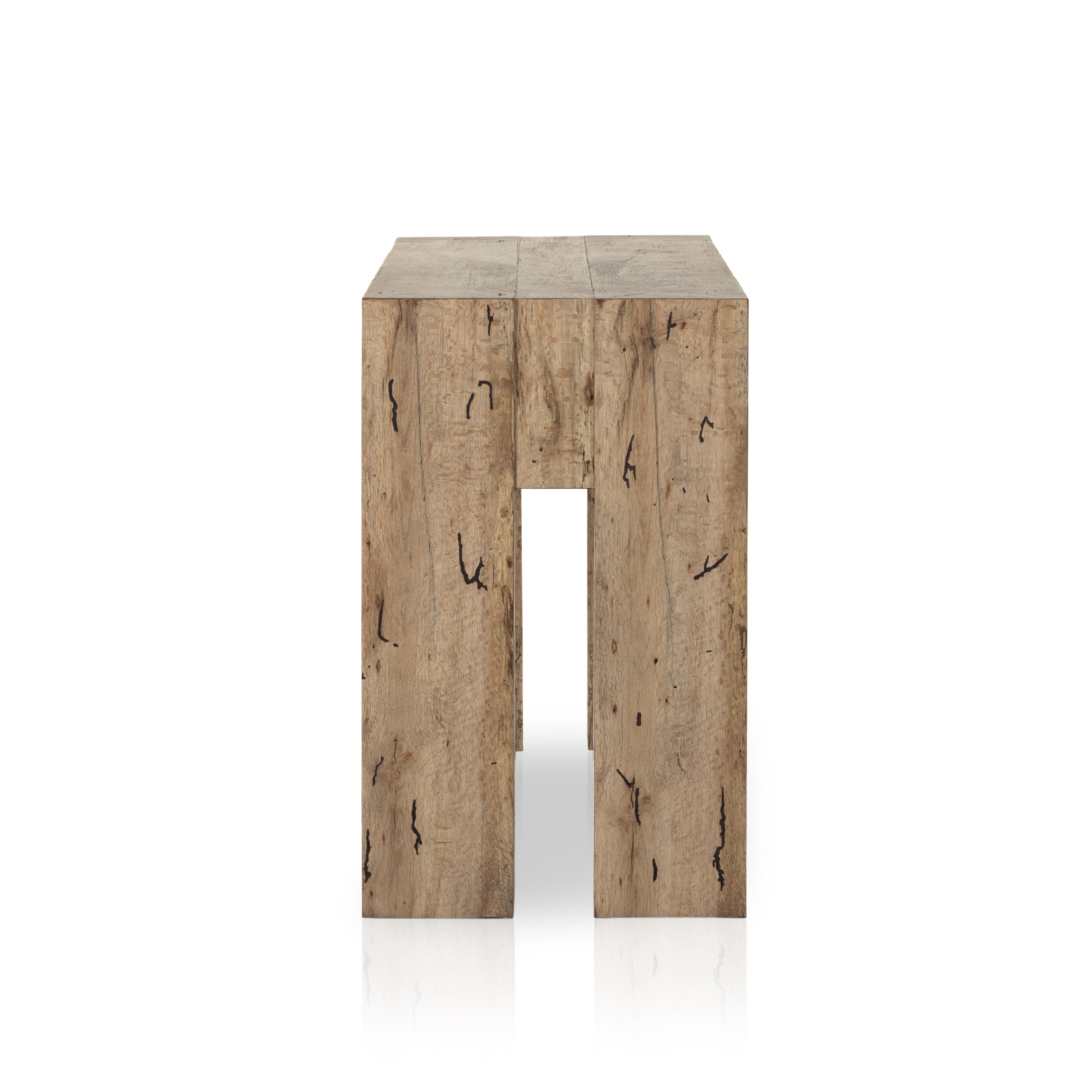 Featuring Abaso Rustic Wormwood Oak Console Table by Four Hands at Amethyst Home. Made from thick-cut oak veneer with a faux rustic finish made to emulate wormwood, this Abaso Rustic Wormwood Oak Console Table features chunky squared legs and dovetail joinery detailing.
Overall Dimensions: 86"W x 20.25"L x 33"HMaterials: Thick Oak VeneerWeight: 132.39 lbsVolume: 53.68 cu ftClearance from Floo. Amethyst Home provides interior design services, furniture, rugs, and lighting in the Seattle metro area.