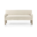 Featuring Addington Brussels Natural Slipcover Bench by Four Hands at Amethyst Home. Introducing a sustainable take on slipcovered seating. A relaxed dining bench is upholstered in soft, sustainably made Belgian Linen™, with solid oak legs. Libeco™-sourced Belgian linens are 100% natural and free of toxic chemicals. Certified Oeko-Tex® STANDARD 100, s. Amethyst Home provides interior design, new home construction design consulting, vintage area rugs, and lighting in the Des Moines metro area.