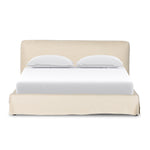 Featuring Aidan Natural Slipcover Bed by Four Hands at Amethyst Home. Dreamy European style slipcovered bed in a thick Belgian linen.  Low profile and timeless appeal.
Durable and soft to the touch, Libeco-sourced linens and linen blends are artisan-made without toxic chemicals. Slipcovered styles are fully removable and machine-washable for easy care.
King: Overall Dimensions: 84.25"W. Amethyst Home provides interior design, new construction, custom furniture and area rugs in the Miami metro area