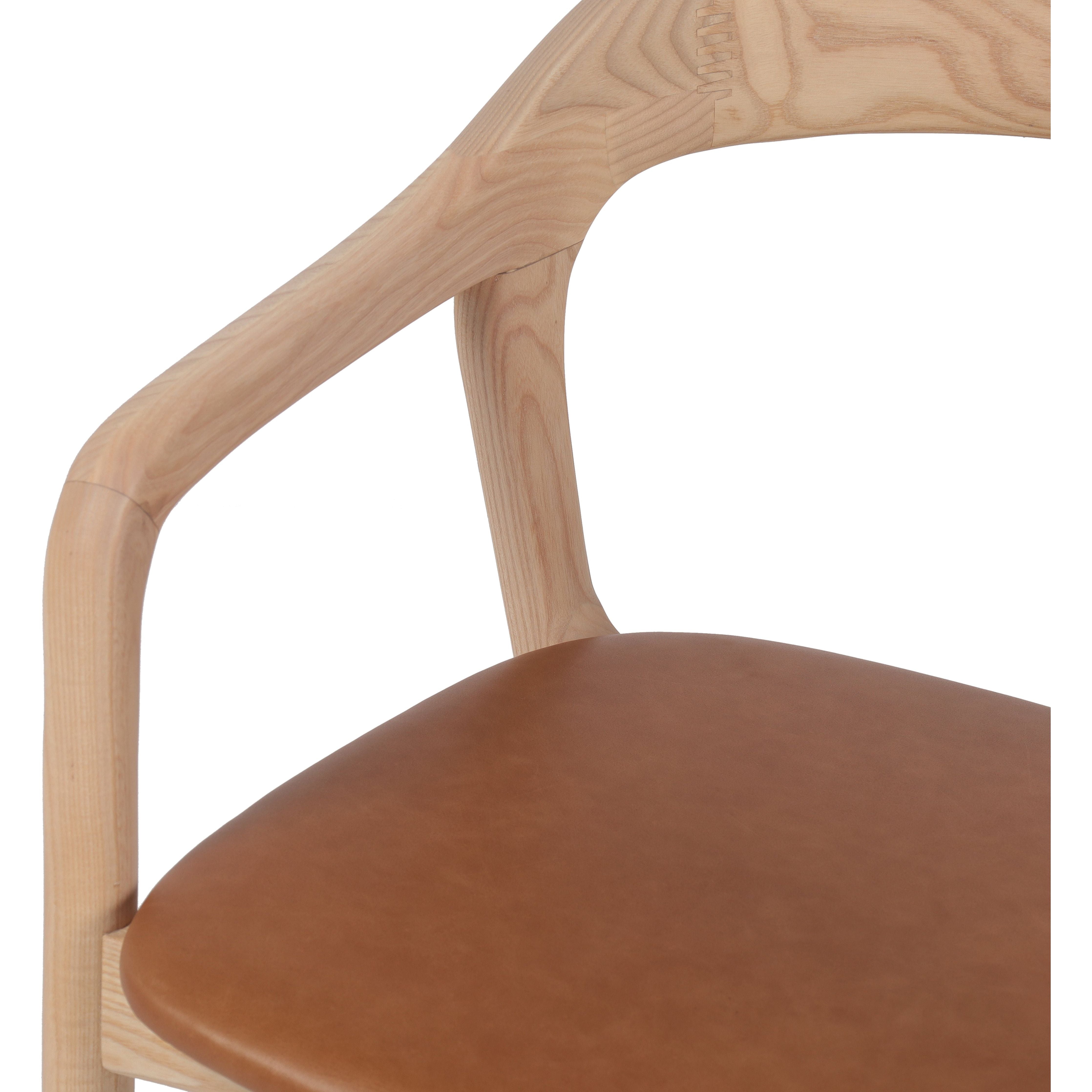 Featuring Amare Sonoma Butterscotch Dining Armchair by Four Hands at Amethyst Home. Make it monochromatic. Inspired by simple Scandinavian styling, solid ash forms a shapely open frame for top-grain leather seating.Overall Dimensions: 22"W x 22"L x 32"H
Collection: AllstonColors: Natural ,Sonoma ButterscotchMaterials: Solid Ash ,Top Grain Leather Weight: 13.89 lbs. Amethyst Home provides interior design, new construction, custom furniture, and area rugs in the Nashville metro area.