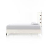 Featuring Anderson Knoll Charcoal Bed by Four Hands at Amethyst Home. Bring texture into play. Upholstered in a performance fabric in a grey boucle for Knoll Charcoal, with decorative leather straps adding a material-driven touch with contrast. Standard box spring required.
Sizes:
King : 81.50"W x 85"L x 55"HInterior dimensions for a  king mattress: 76.75" x 80.75" x 2"
Queen : 65.75"W . Amethyst Home provides interior design services, furniture, rugs, and lighting in the Winter Garden metro area.