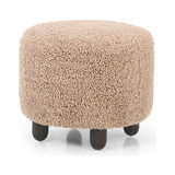 Featuring Aniston Andes Toast Ottoman by Four Hands at Amethyst Home. Place this round ottoman just about anywhere. Upholstered in a faux Mongolian shearling with a high pile fur in a toasty tan neutral hue. Burnt birch parawood legs add a touch of contrast.Overall Dimensions: 22.5"W x 22.5"L x 20.5"H
Collection: KensingtonColors: Andes Toast ,Burnt BirchMater. Amethyst Home provides interior design, new home construction design consulting, vintage area rugs, and lighting in the Austin metro area.