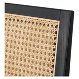 Featuring Antonia  Armless Dining Stool Stool by Four Hands at Amethyst Home. Light-toasted parawood frames a textural inlay of natural cane for a clean, monochromatic look, with seating of performance fabric for smart sensibility. Perfectly sized for the counter, with a brass kick plate for comfort and contrast. Performance fabrics are specially created to withstand spills, sta. Amethyst Home provides interior design, new construction, custom furniture, and area rugs in the Alpharetta metro area.